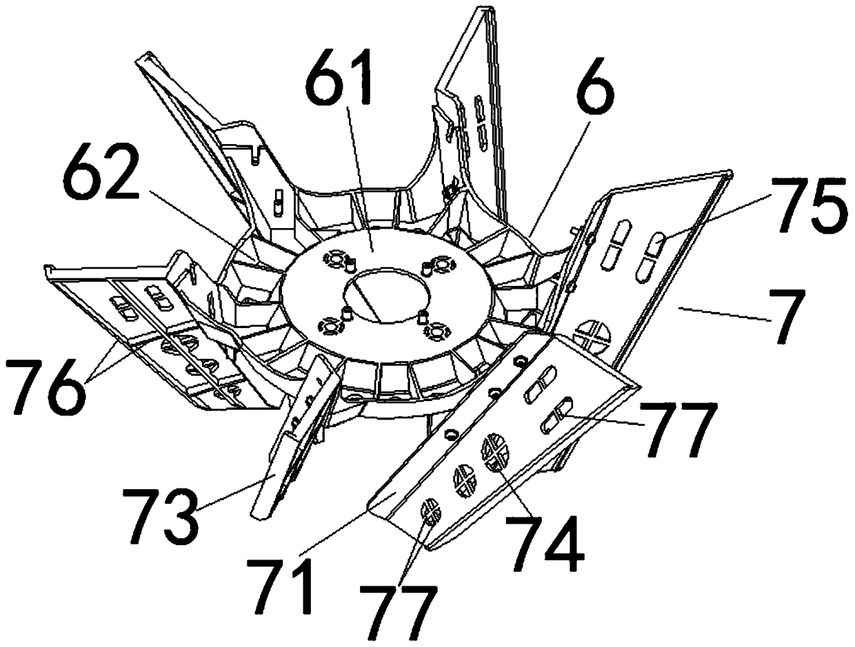 Energy-saving efficient impeller aerator