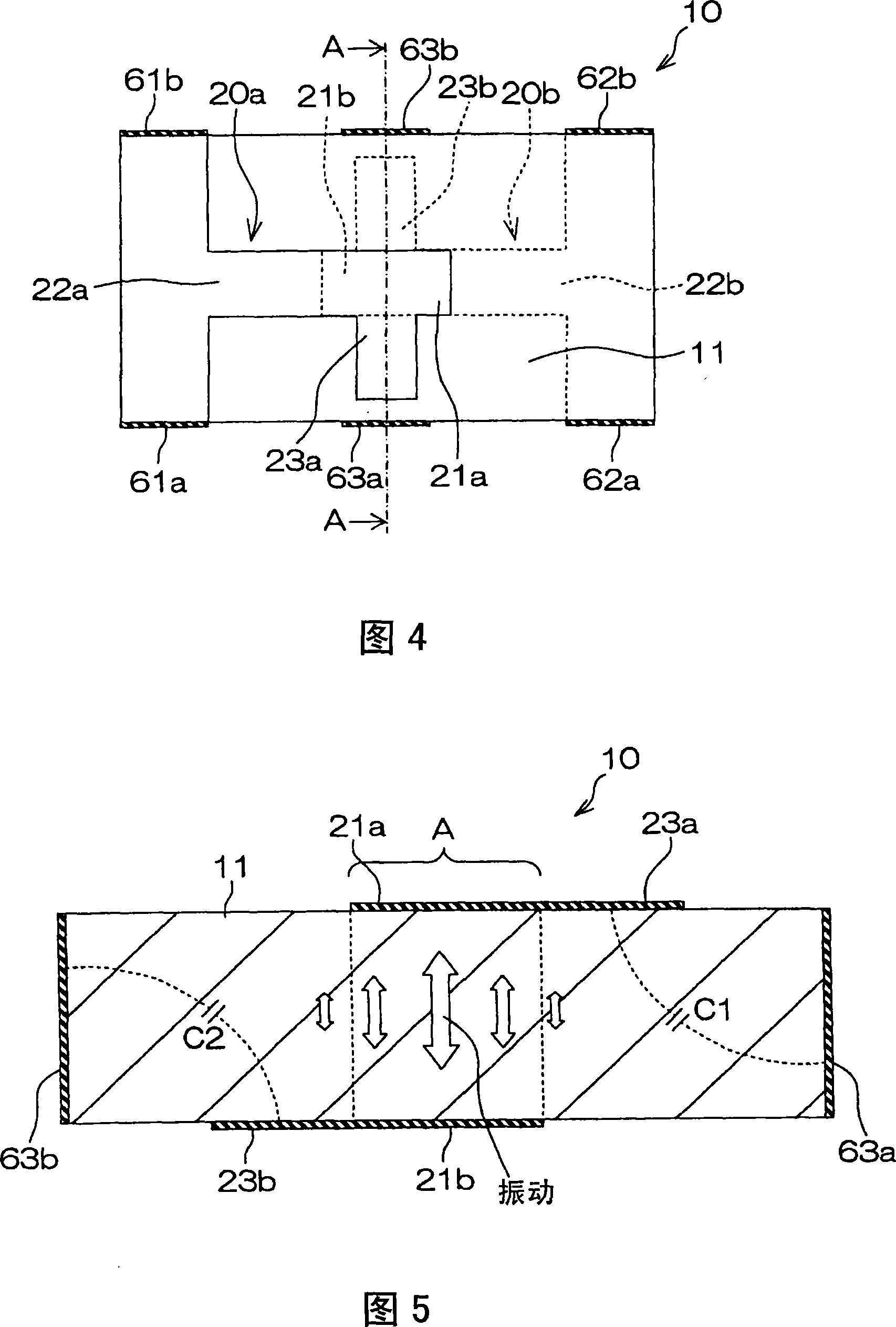 Piezoelectric component and method for manufacturing same