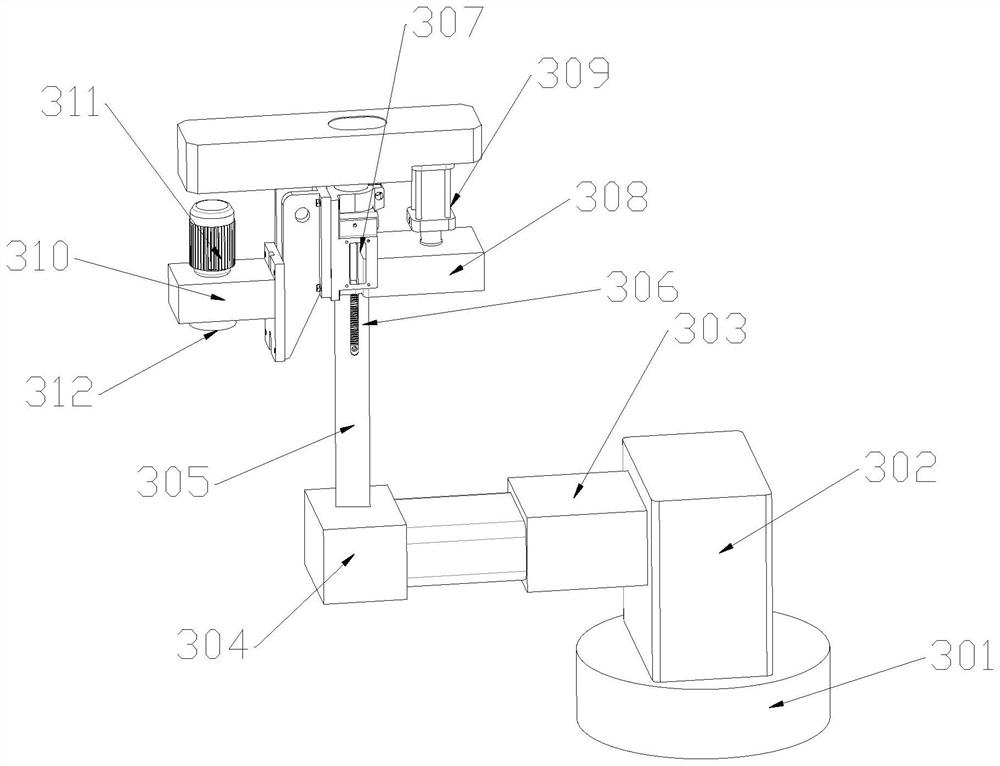 Rock sampling and detecting device in geological drilling