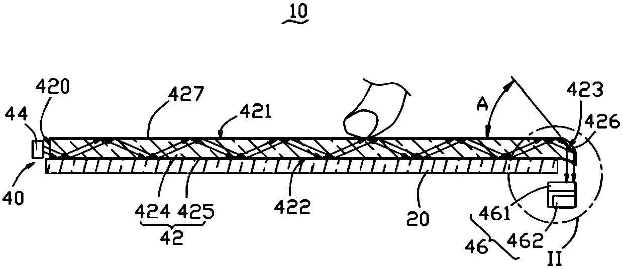 Fingerprint recognition component, display device and electronic device
