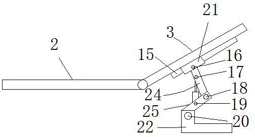 Medical hydraulic lifting nursing bed