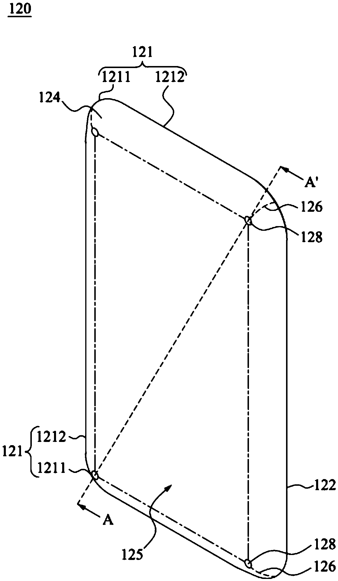 Three-dimensional curved surface panel, three-dimensional curved surface touch panel and three-dimensional curved surface touch display panel using the same