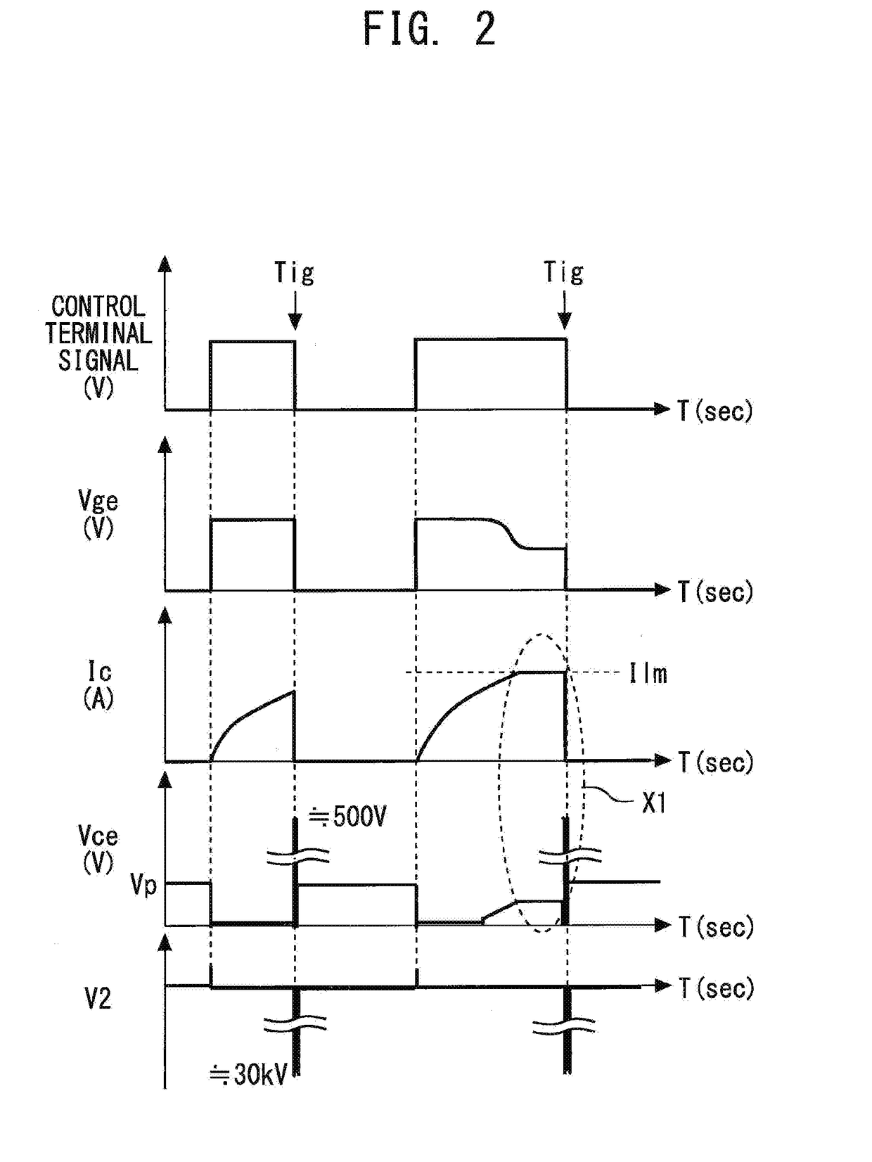 Control circuit for semiconductor switching element, and semiconductor device