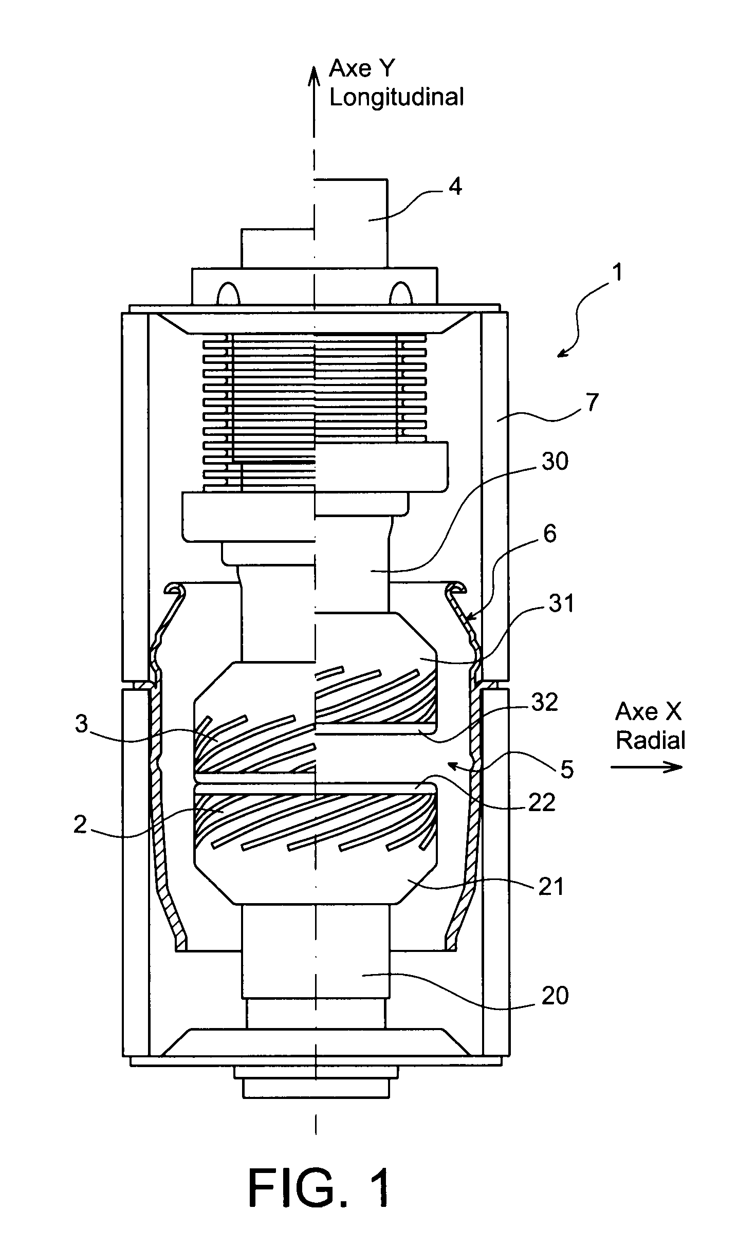 Winding for a contact of a medium-voltage vacuum circuit-breaker with improved arc extinction, and an associated circuit-breaker and vacuum circuit-breaker, such as an ac generator disconnector circuit-breaker