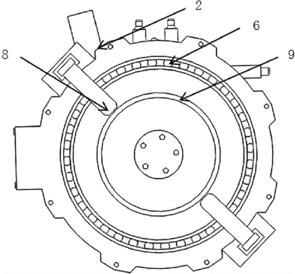 Integral direct-drive disc-type wheel hub motor
