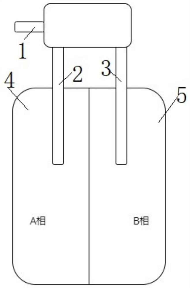 Multi-phase cosmetics capable of solving problem of big possibility of inactivation of ascorbic acid and derivatives thereof, and technical scheme of multi-phase cosmetics