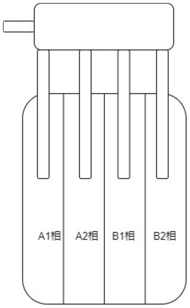 Multi-phase cosmetics capable of solving problem of big possibility of inactivation of ascorbic acid and derivatives thereof, and technical scheme of multi-phase cosmetics