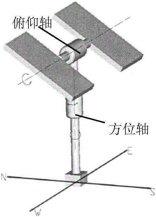 Solar tracking gear assembly