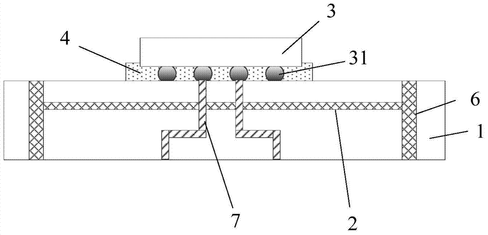 Semiconductor encapsulation electromagnetic shielding structure and manufacturing method