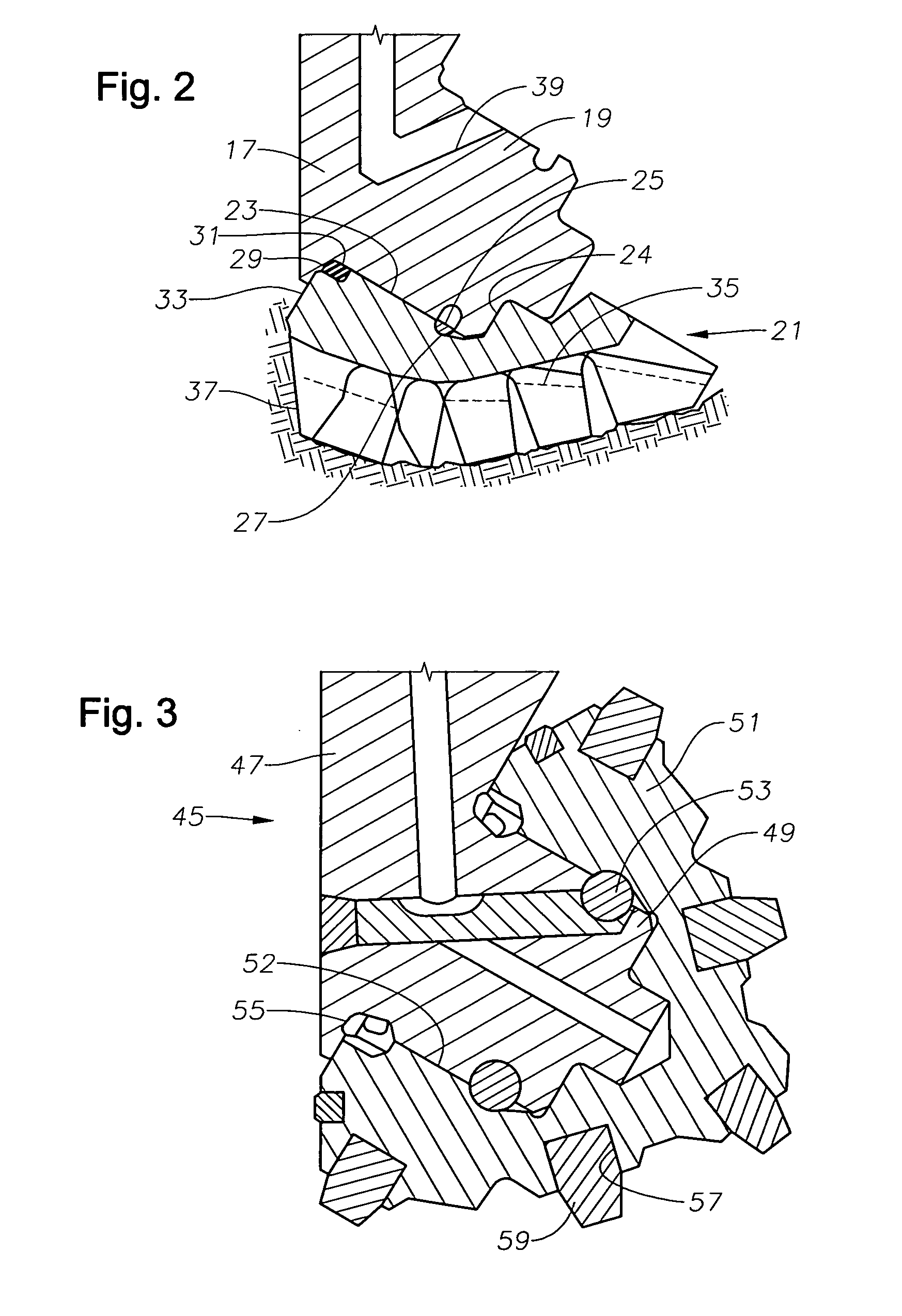 Cemented tungsten carbide rock bit cone