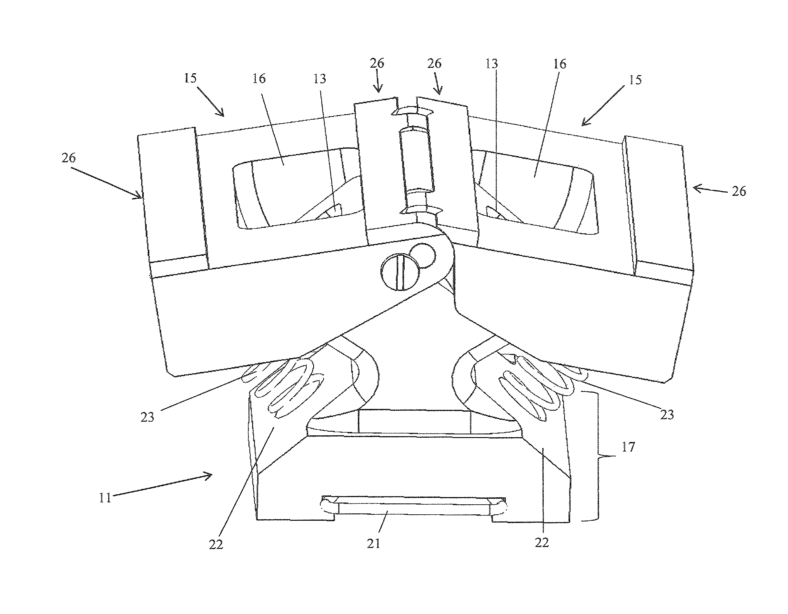 Adjustable inside applicator