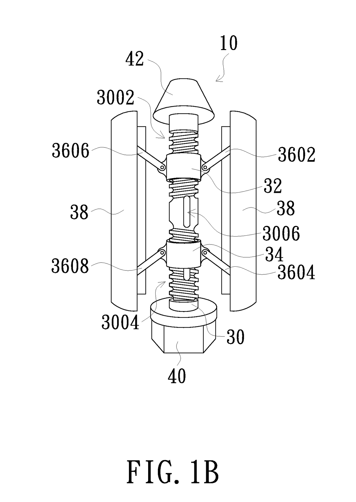 Vertebral body expanding device and tool set for operating the same