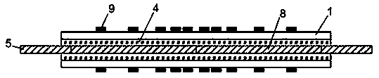 Multi-lead-dot locking type friction rotating disc damper