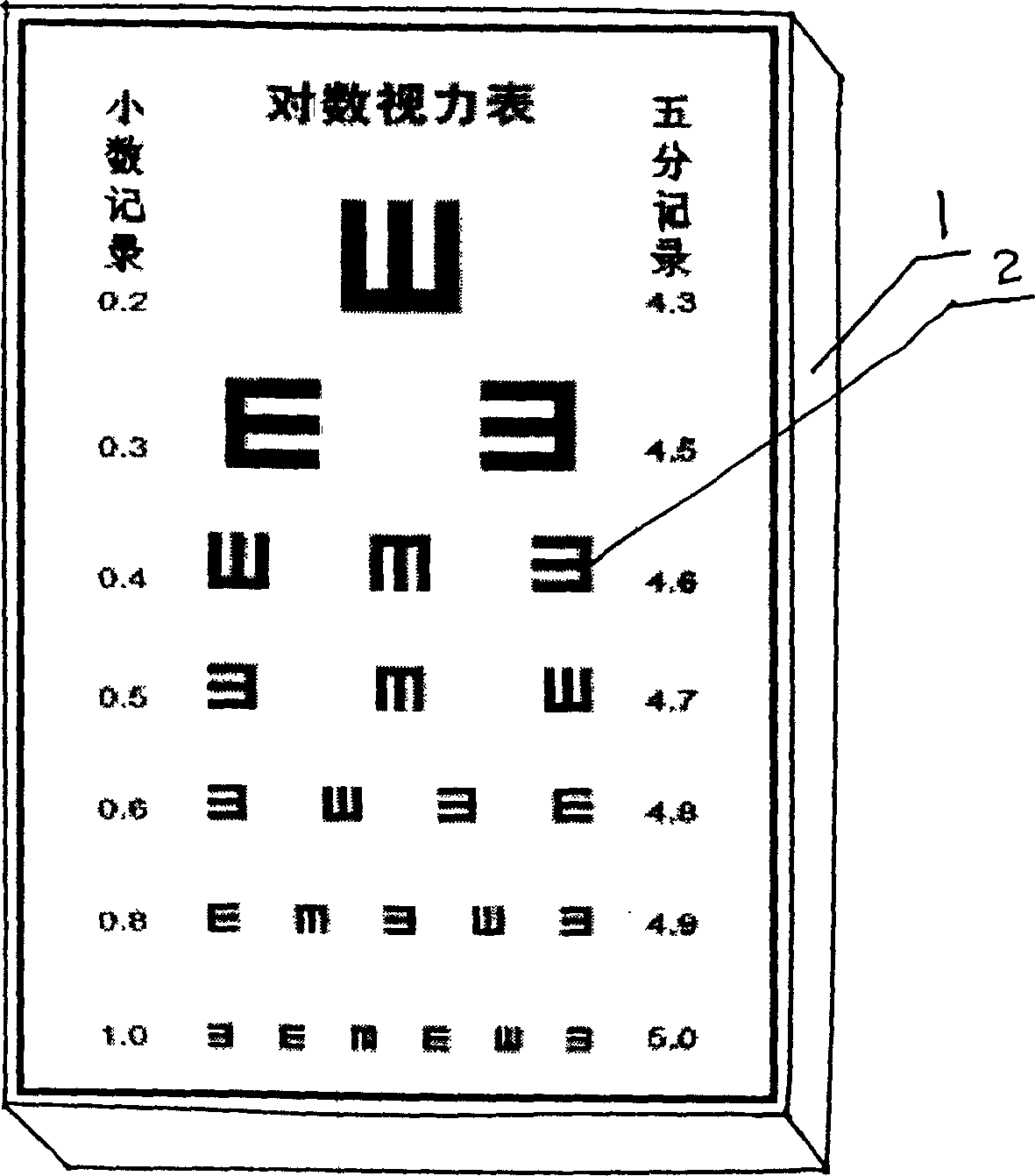 Remotely-controlled self-testing eye chart