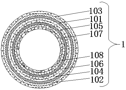 Cable protection pipe sleeve for track traffic