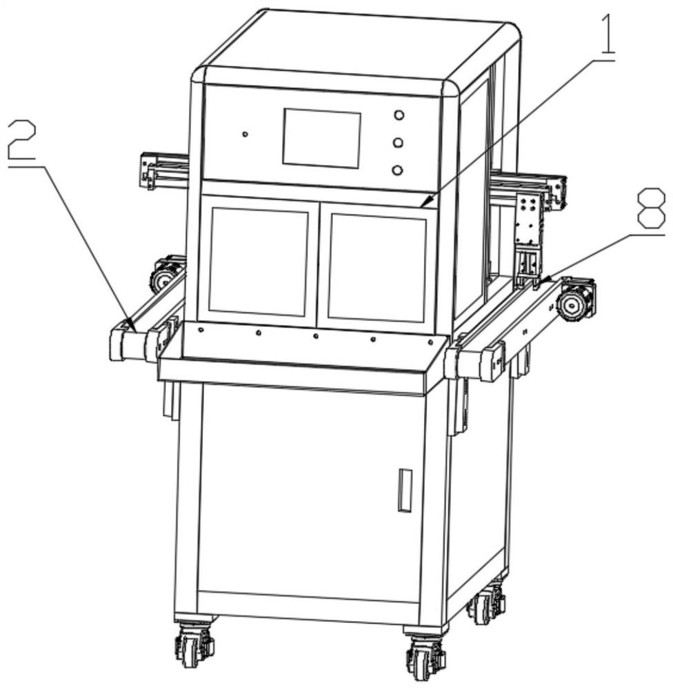 Planet wheel roller pin press-fitting machine