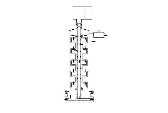 Rotary type ceramic water purifier