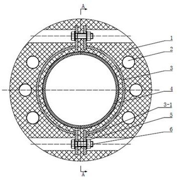 Combined anti-collision device for external wellhead riser of offshore fixed oil production platform