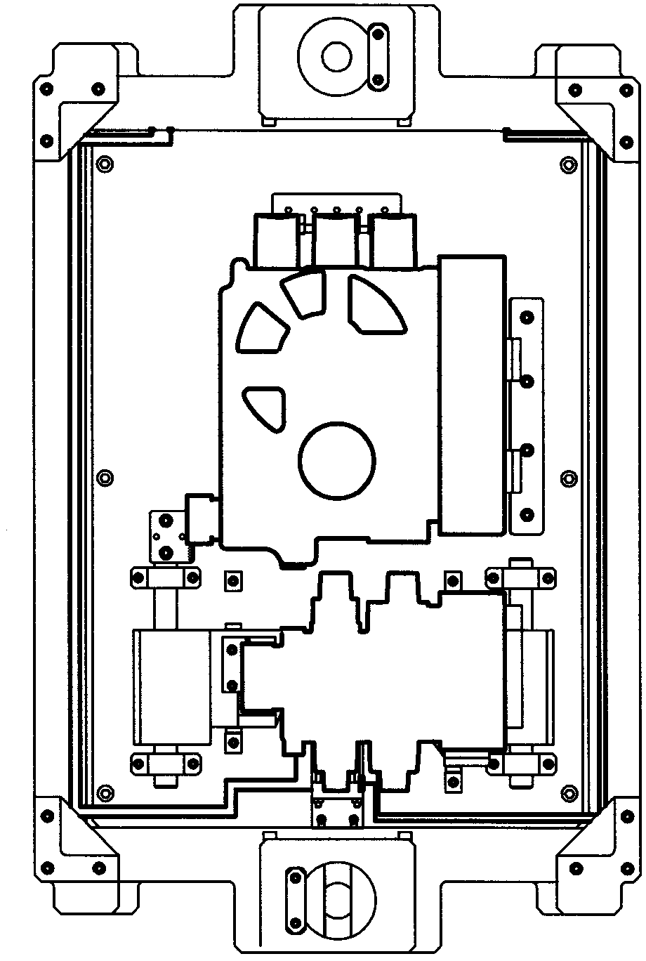 Automatic core assembling and setting clamp