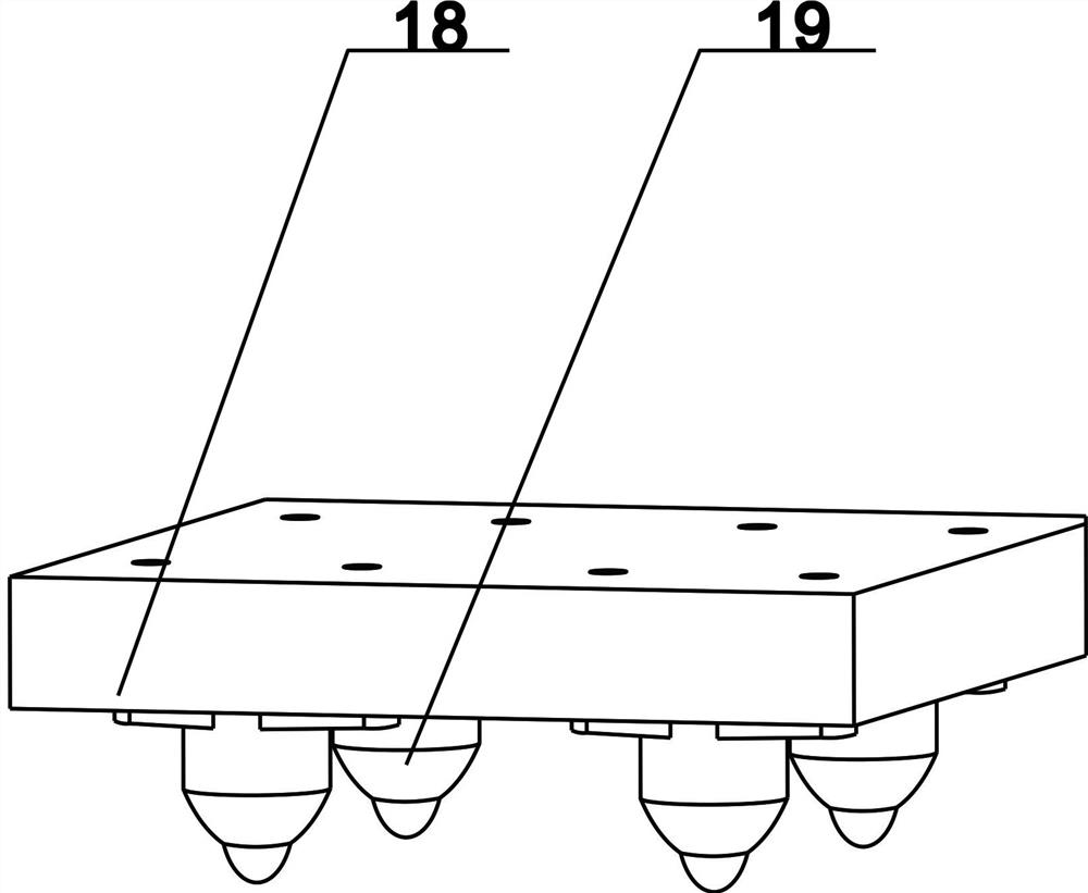 An automatic fumigation device for moxa sticks for moxibustion beds