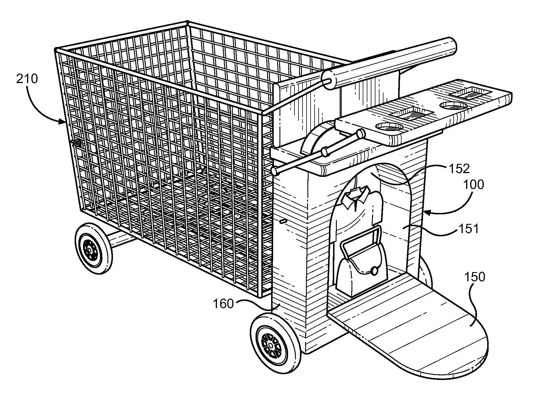 Portable Shopping Cart With Collapsible Basket and Seating for Multiple Children