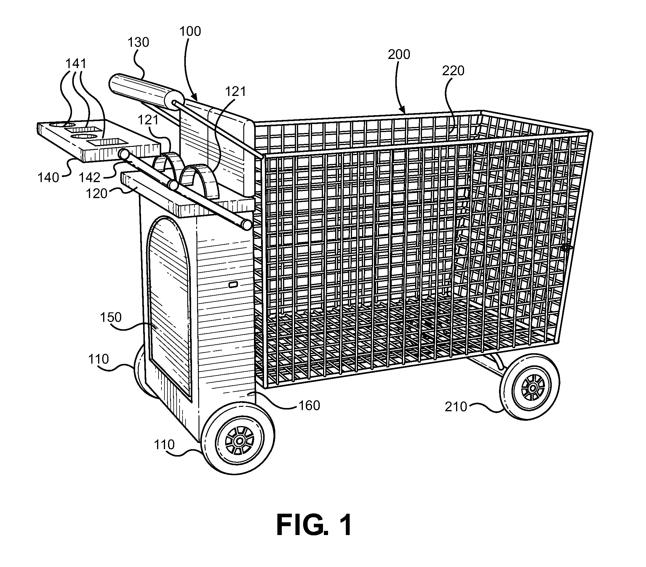 Portable Shopping Cart With Collapsible Basket and Seating for Multiple Children