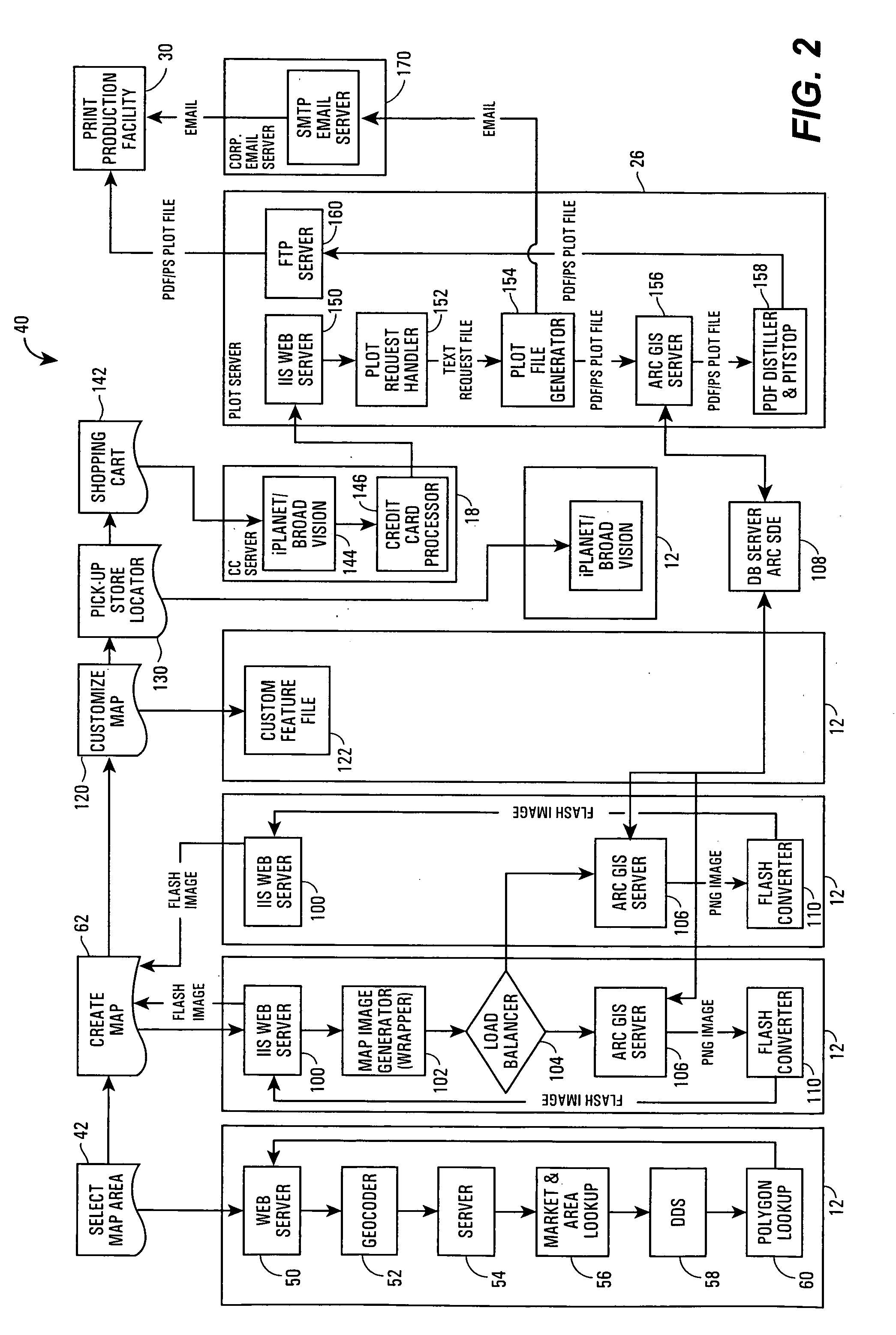 Customized wall map printing system