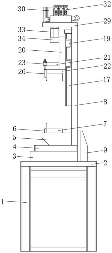 Automatic production device for lithium battery