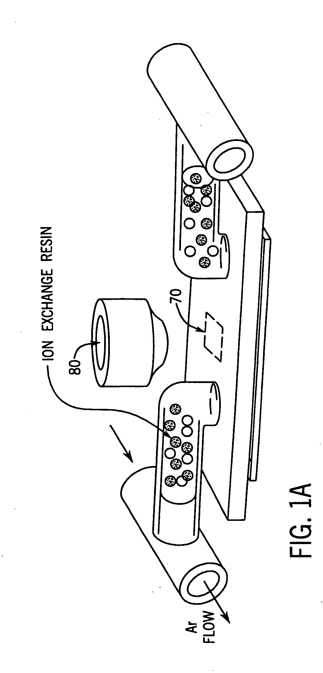 Apparatus and process for the lateral deflection and separation of flowing particles by a static array of optical tweezers