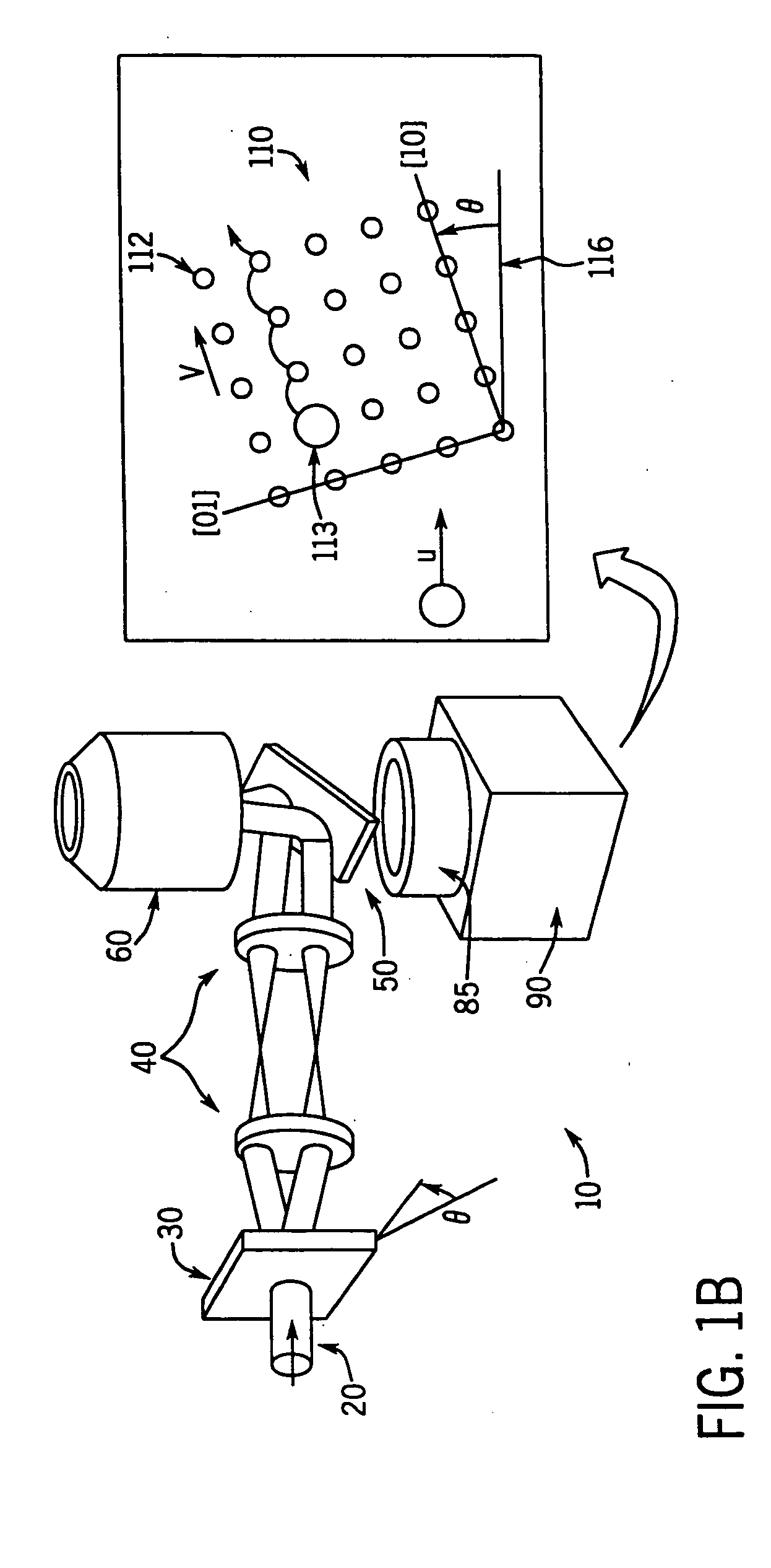 Apparatus and process for the lateral deflection and separation of flowing particles by a static array of optical tweezers