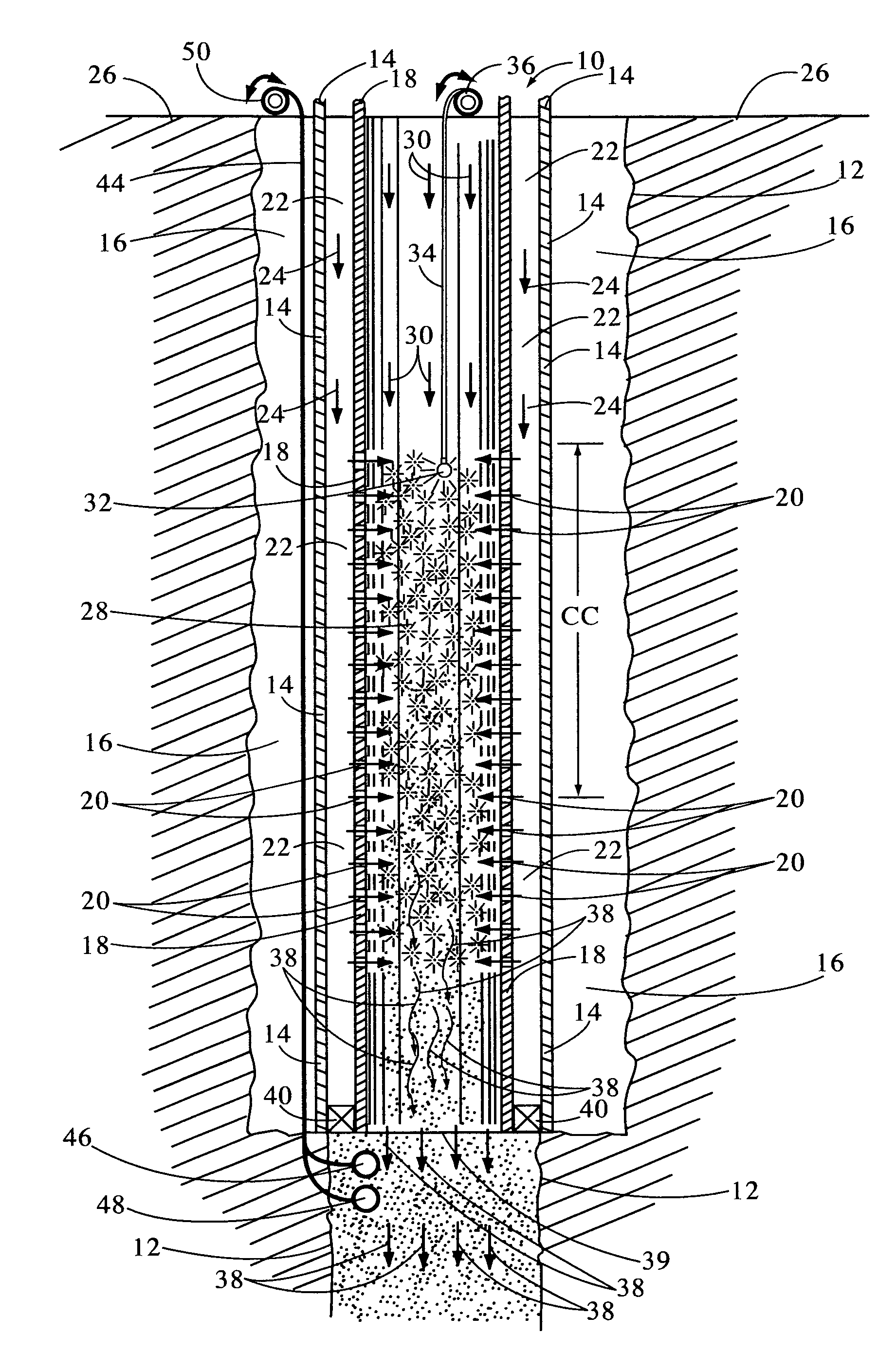 Downhole combustion unit and process for TECF injection into carbonaceous permeable zones