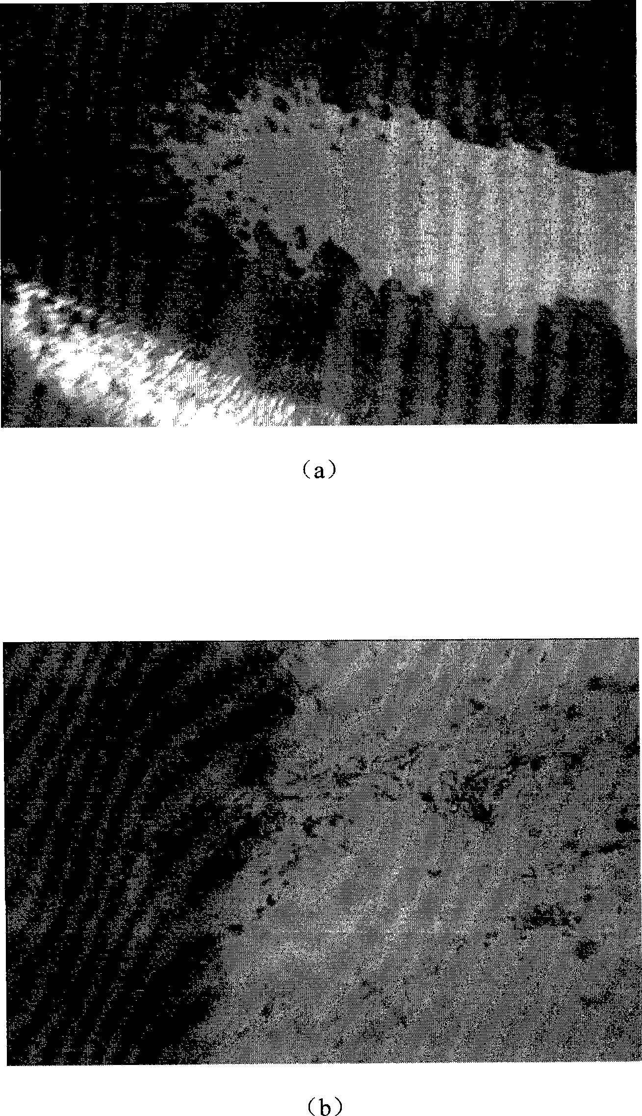 Optical thin-film structure used for laser crystal and preparation thereof