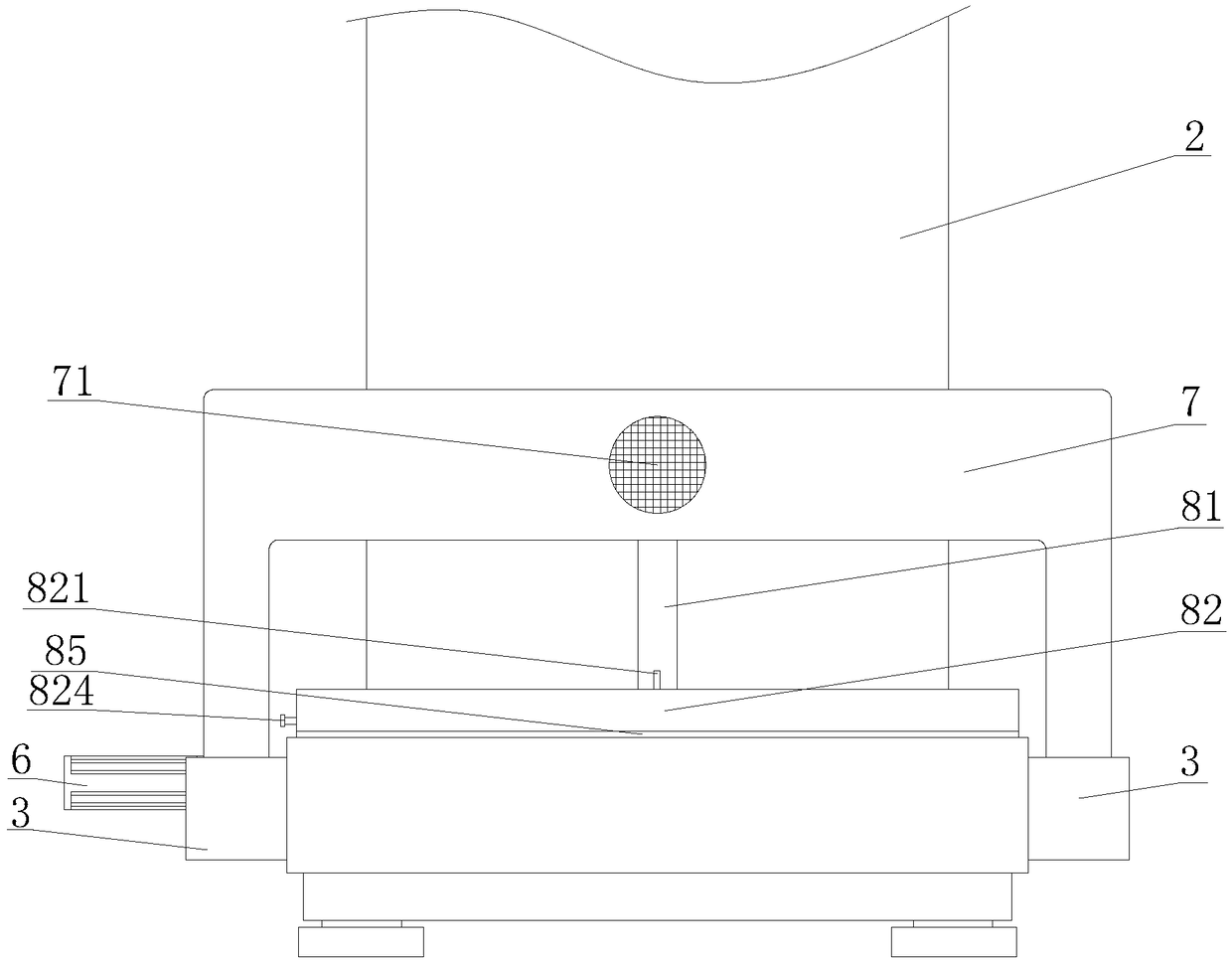 Base disinfection device of human body ingredient analysis instrument and method thereof