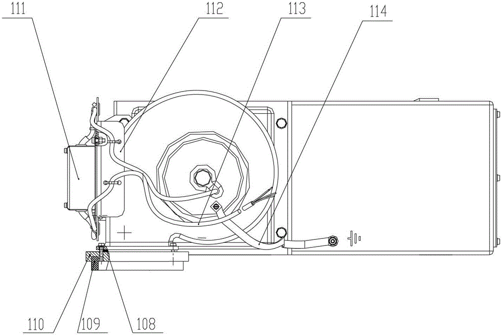 Ventilation system and electric locomotive