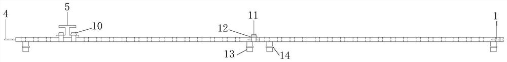 Installation system and construction method of steel truss arch bridge