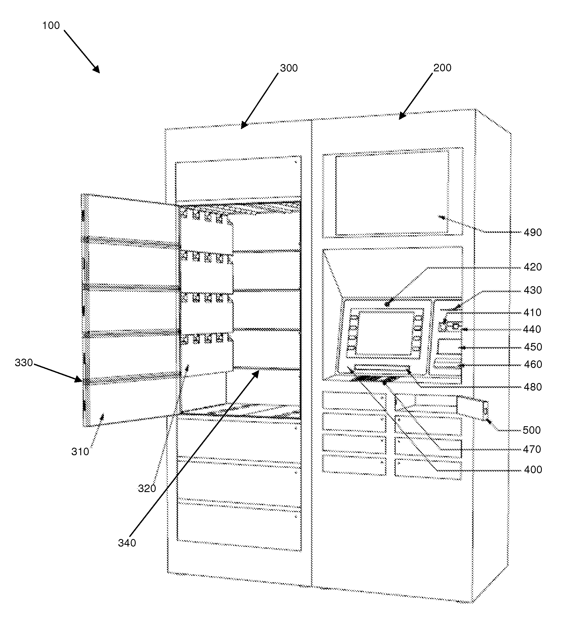 Automated article delivery and collecting machine