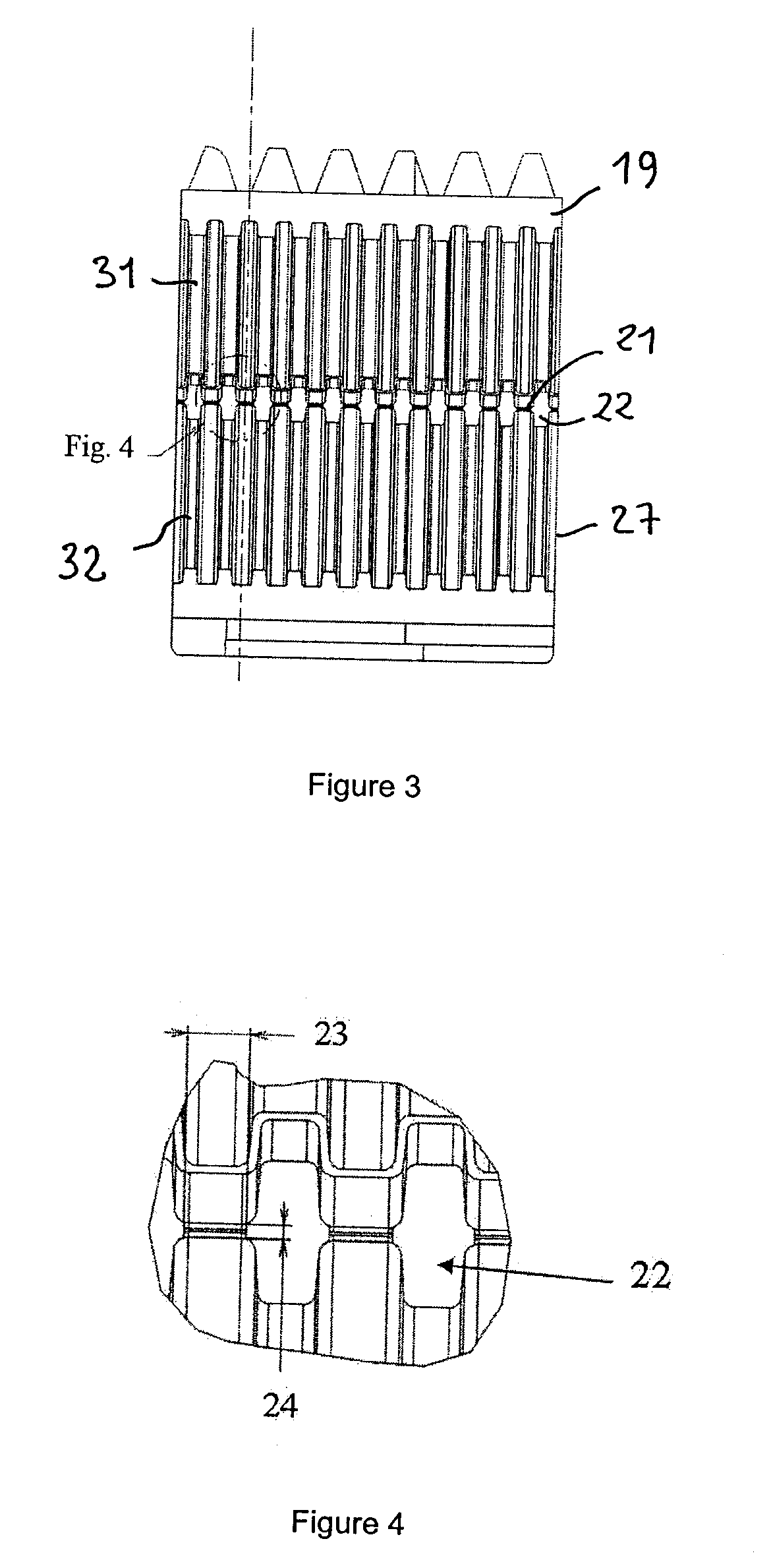 Method and Device for Manufacturing an Assembly of Two Ringed Sheaths That Can Be Detached From One Another to Make a Single Ringed Sheath