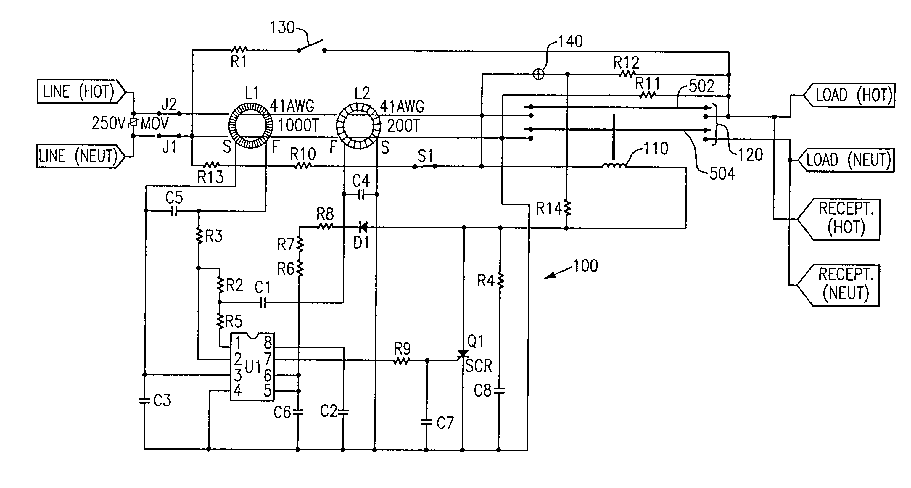 Electrical wiring device