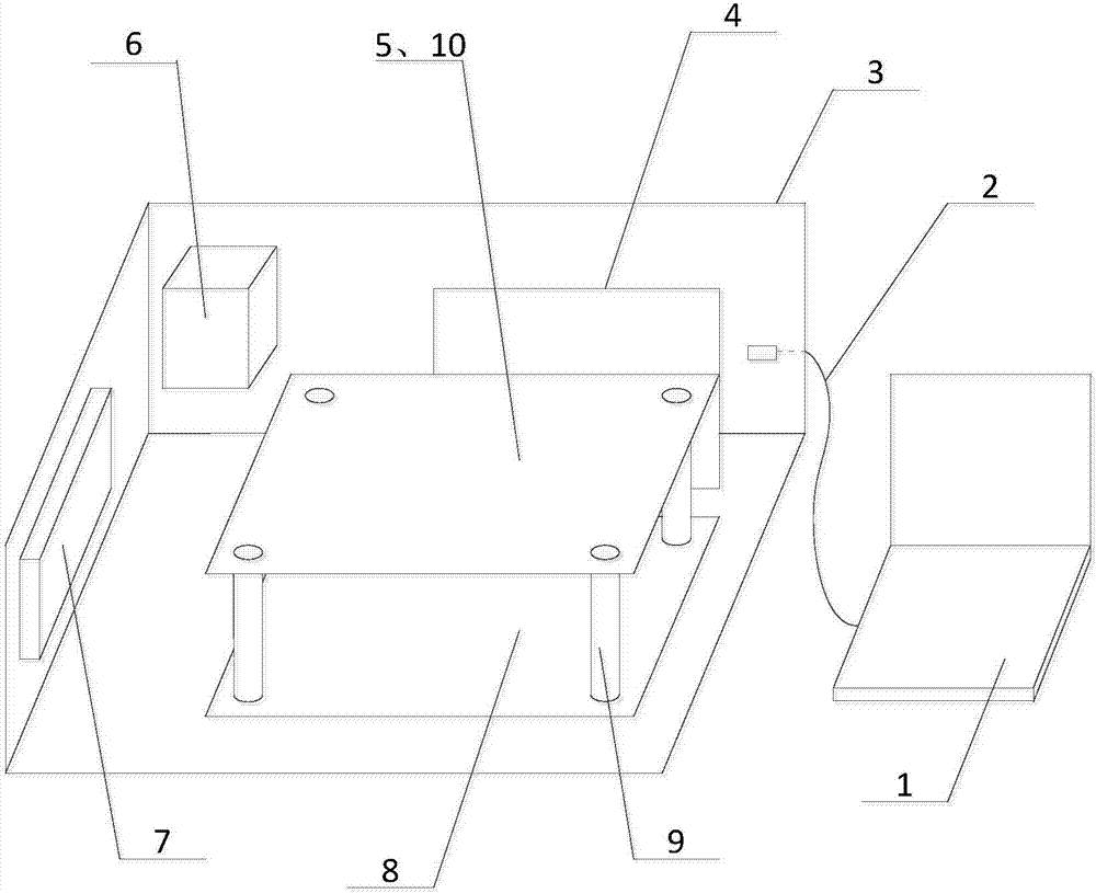 Automatic teaching and examination and acceptance robot