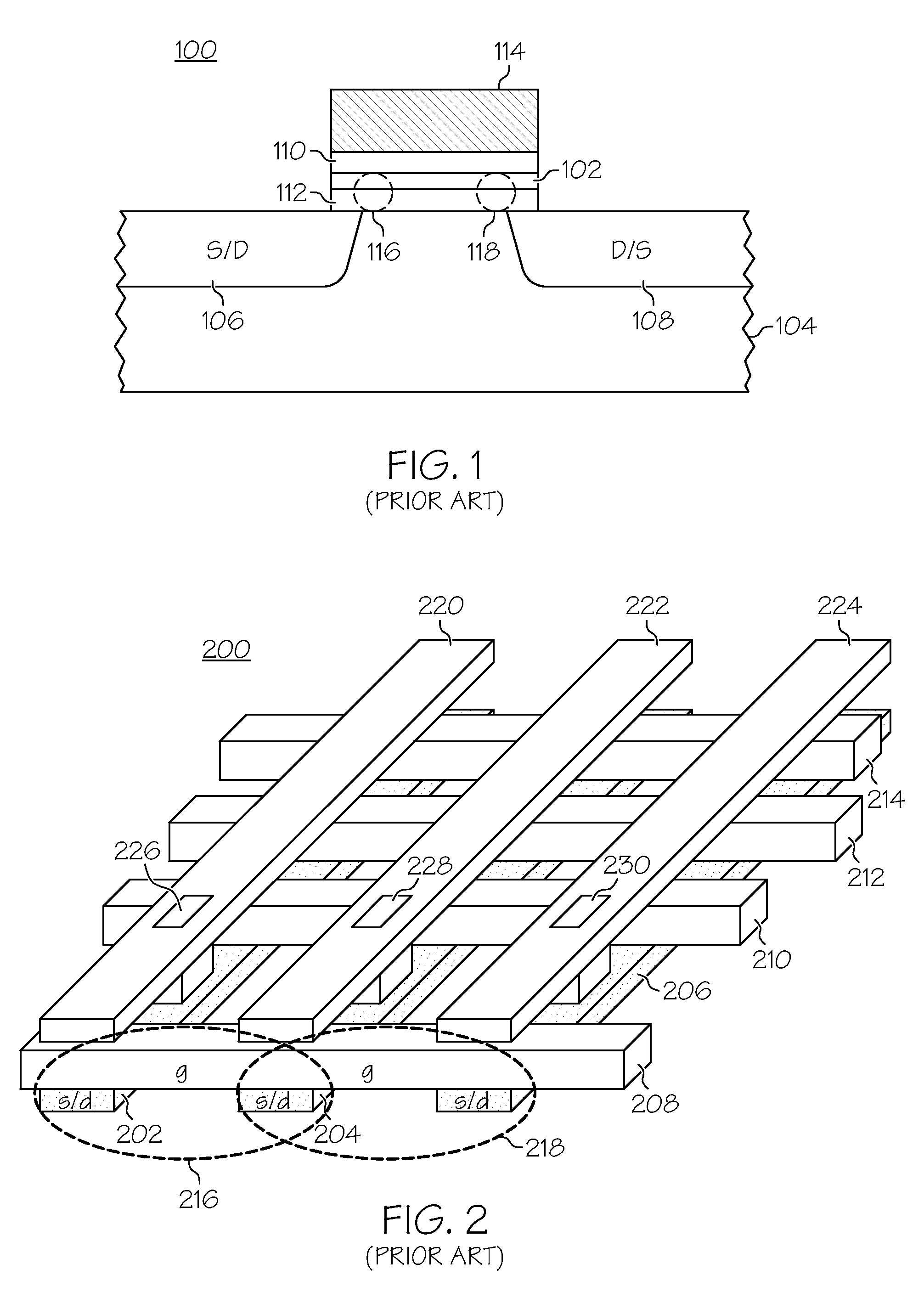 Reduction of leakage current and program disturbs in flash memory devices