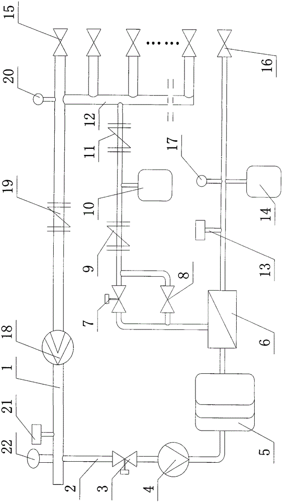 System for obtaining purified water in tap water use process