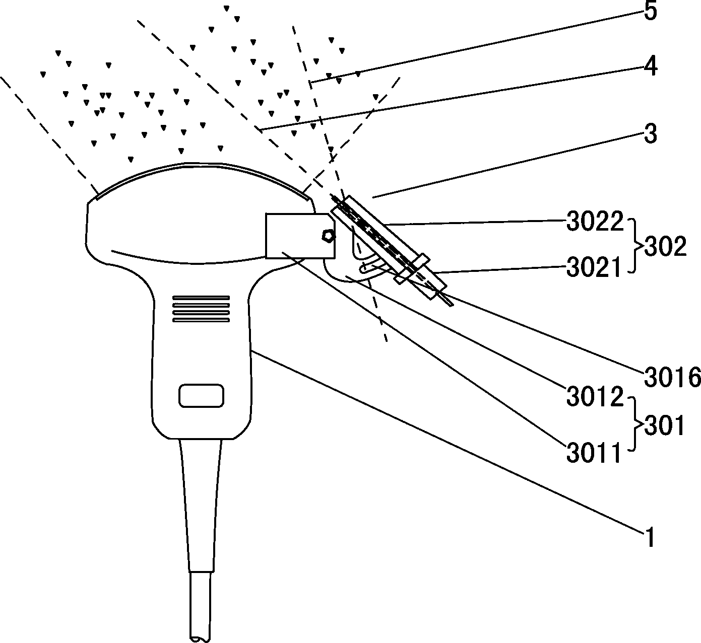 Ultrasonic-Doppler-effect positioning puncturing device for vessel
