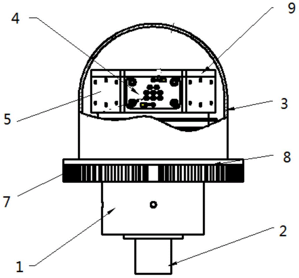 Novel anti-collision lamp light source for helicopter