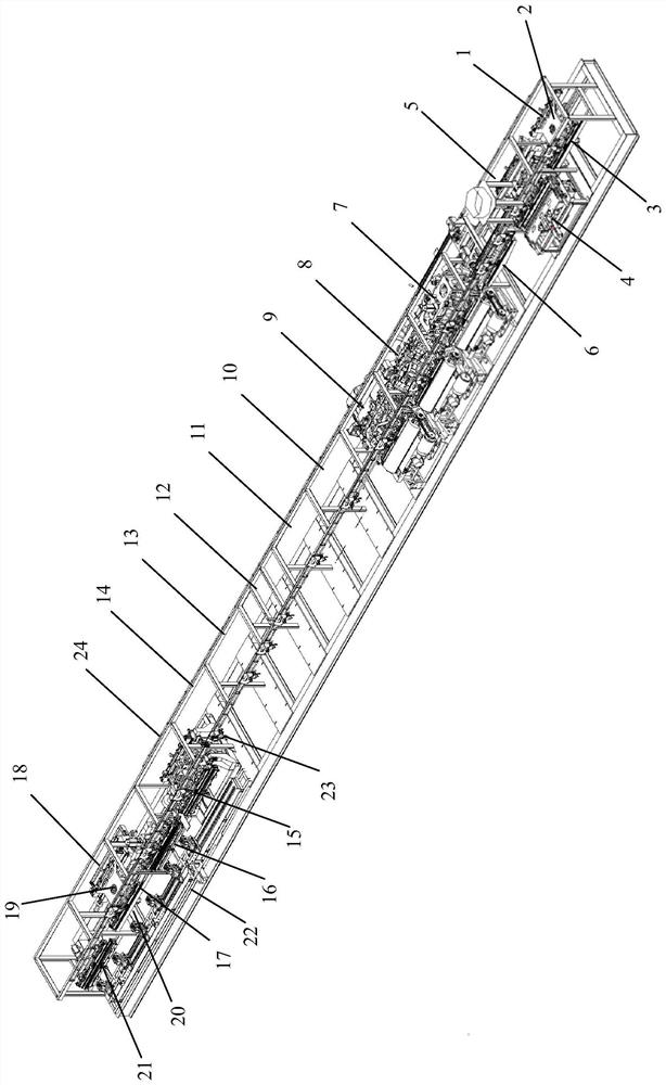 Automatic production detection system and method for grinding and polishing machine