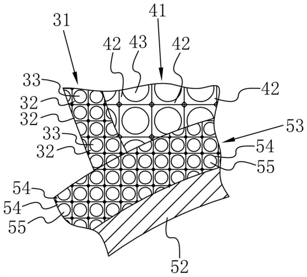 Long-term implanted acetabular prosthesis and application thereof