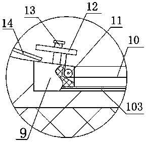 Automatic-towed cooling water tank