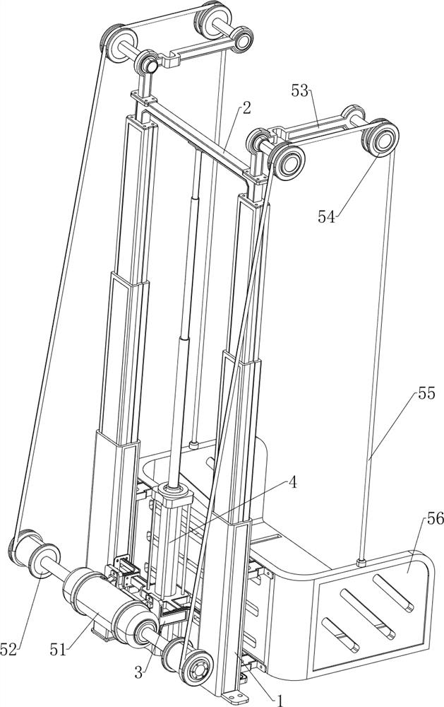 Elevator with positioning and anti-falling functions for constructional engineering