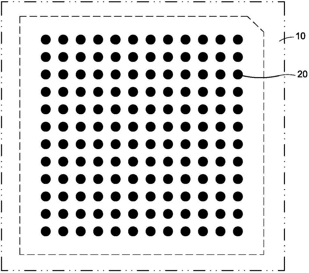 Layout method for PCB (Printed Circuit Board) mounted with BGA (Ball Grid Array) chip and PCB prepared by applying same