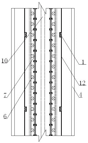 Track system floating vibration isolation structure