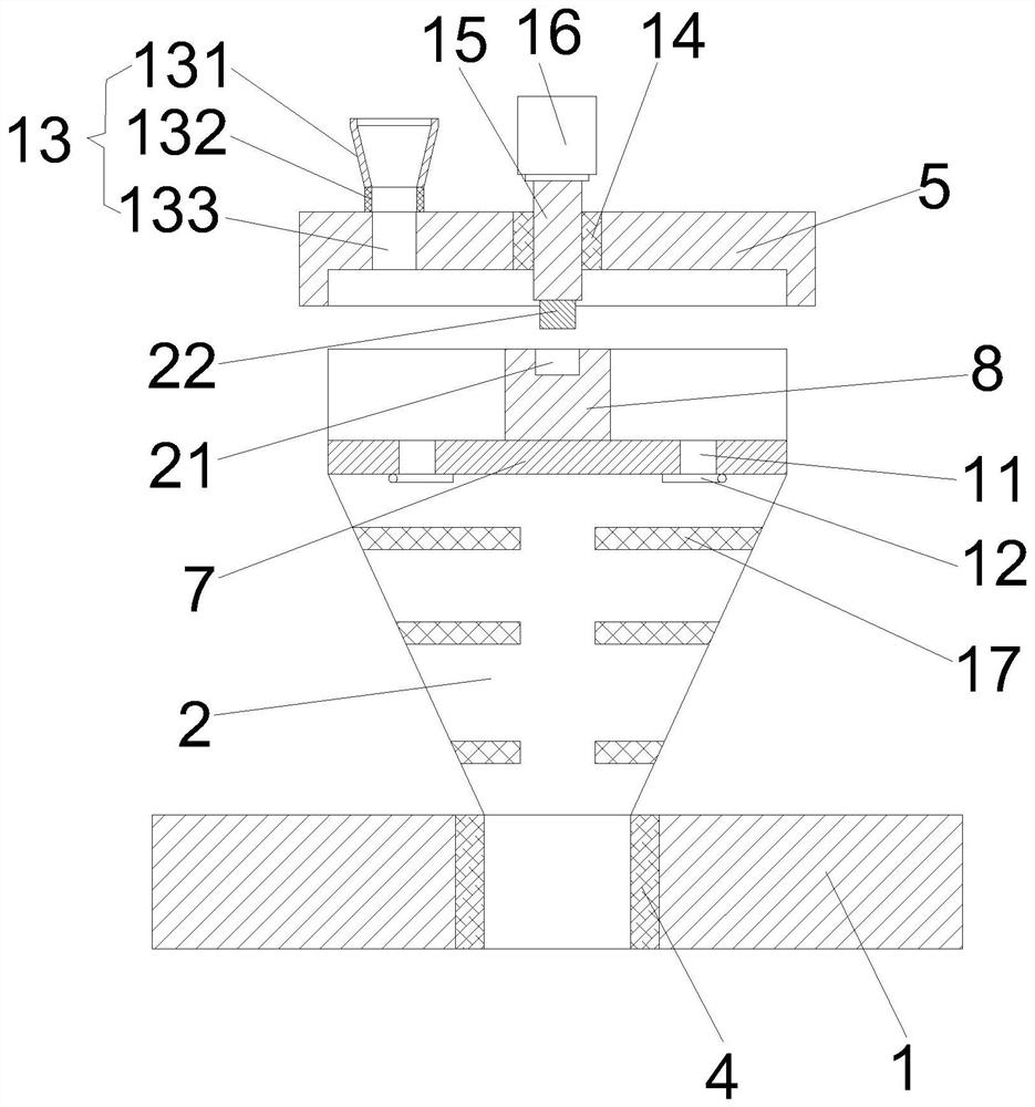 A compound polycarboxylate superplasticizer feeding device